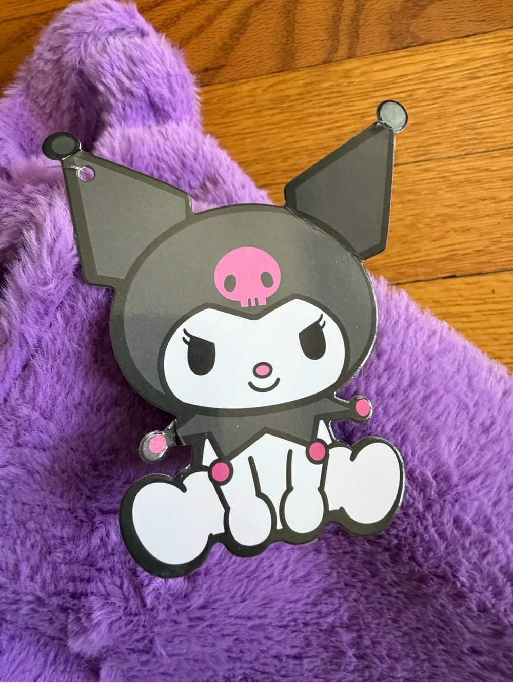 Kuromi by Sanrio Plush Tote